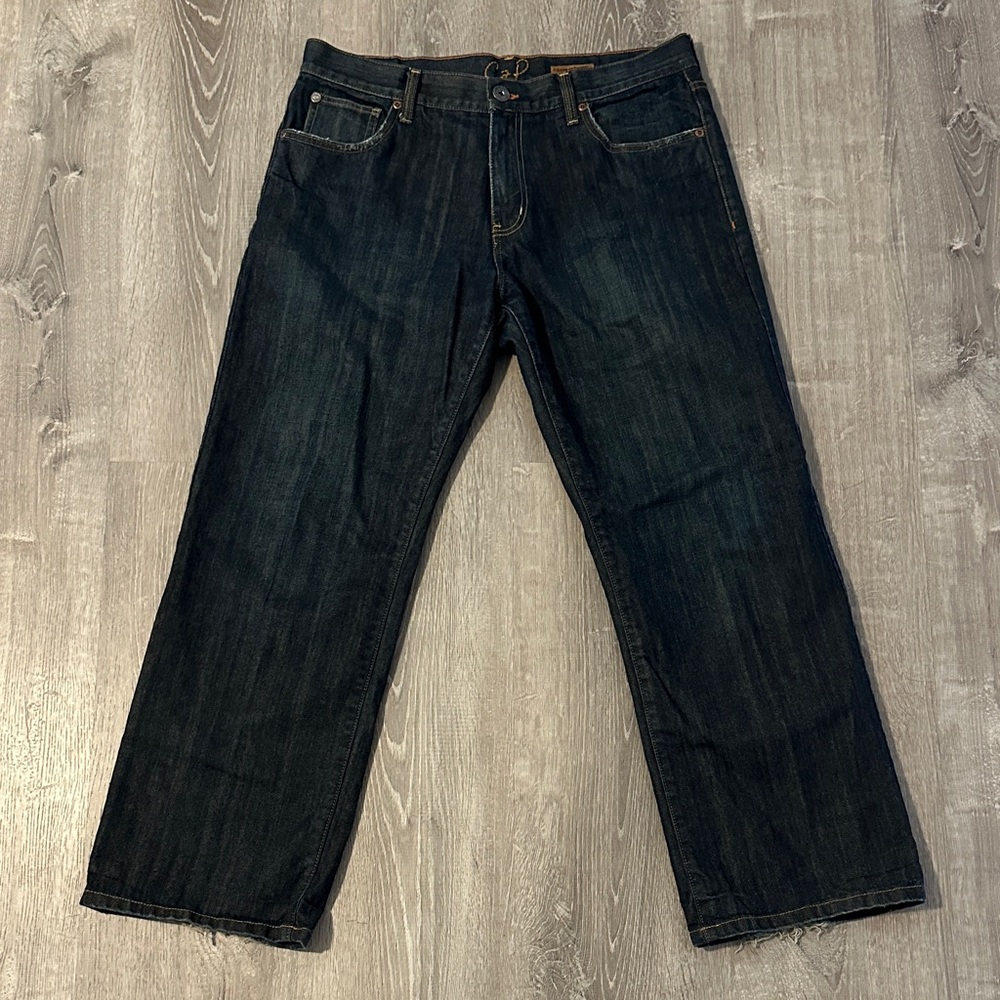 Chip & Pepper Men's‎ 34x30 Malibu Beach Relaxed Fit Dark Blue Casual Denim Jeans